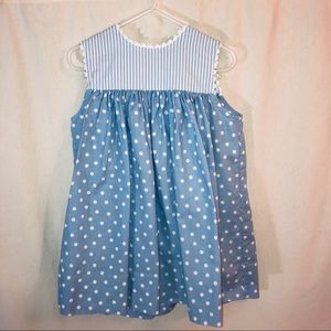 Rags Land 2T Blue Polka Dot Float Dress LIKE NEW